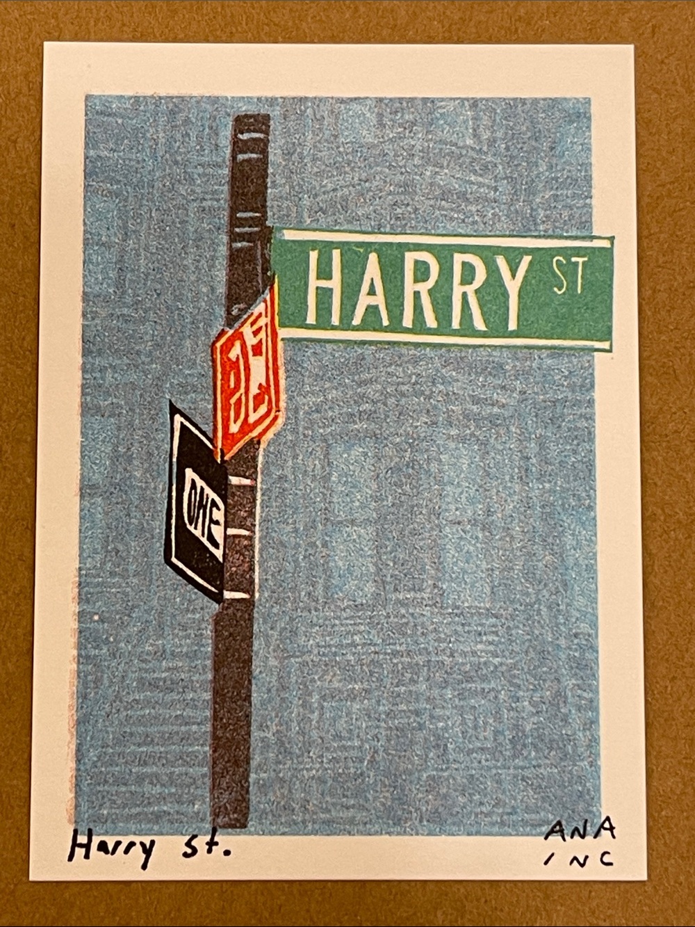 Anastasia Inciardi x Harry Styles - Harry St. Mini Print